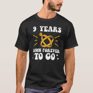 9 years down forever to go 9th wedding anniversary T-Shirt