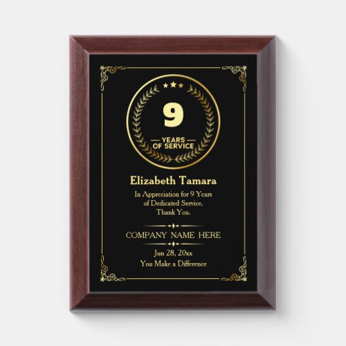9 Years of Service | Employee Appreciation