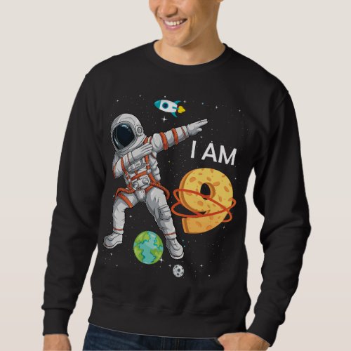 9 Years Old Birthday Boy Astronaut Space 9th B Day Sweatshirt