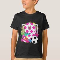 9 Years Old Birthday Girl 9th Birthday Soccer Them