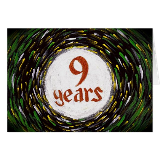 9 years sobriety birthday anniversary card zazzle 9 years sobriety birthday anniversary card zazzle