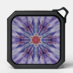9A Unique Colorful Purple Red White Star Mandala Bluetooth Speaker