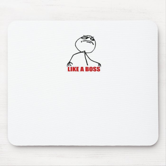 9GAG like a boss Mousepad