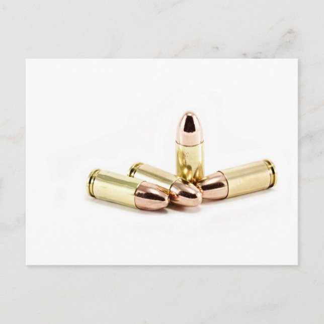 9mm Bullets Postcard (Front)