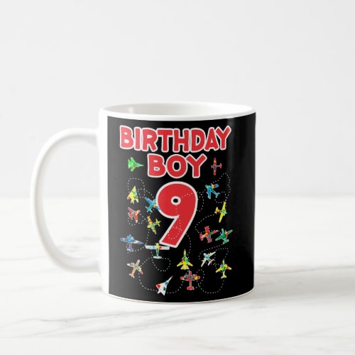 9Th Airplane _Nine Party Coffee Mug