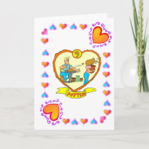9th Anniversary - Pottery Card