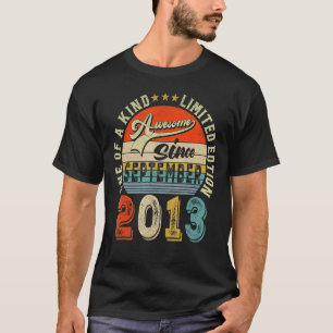 9th Birthday 9 Years Old  Awesome Since September  T-Shirt