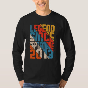 9th Birthday Awesome Since September 2013 9 Year O T-Shirt