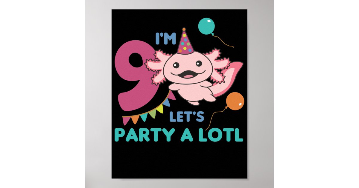 Axolotl Birthday Party Decorations, Axolotl Party Supplies Cute Axolotl  Theme Birthday Supplies Axolotl Balloons Banners Party Decorations Cartoon