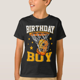 9th Birthday Basketball Boy 9 Year Old Basketball T-Shirt