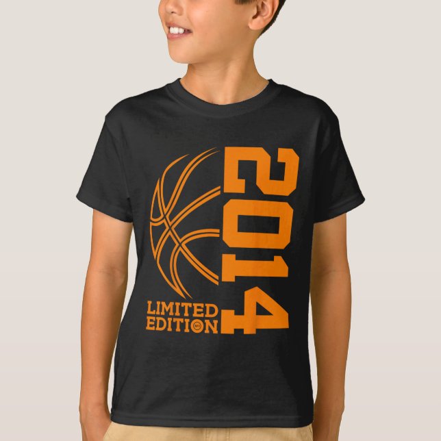 9th BIRTHDAY BASKETBALL LIMITED EDITION 2014  T-Shirt (Front)