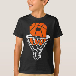 9th Birthday Basketball Nine 9 Years Old Boys Kids T-Shirt