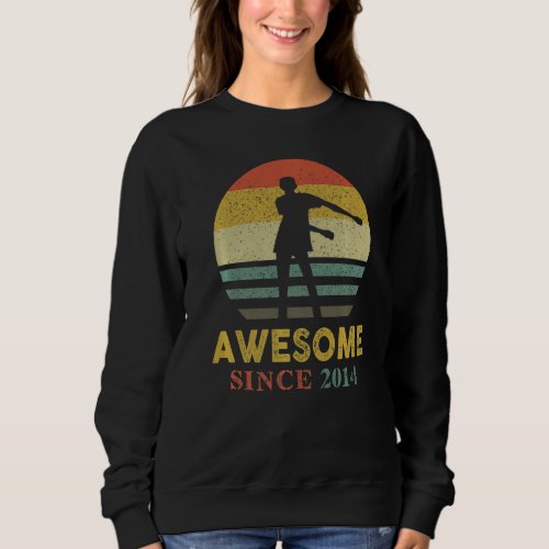 9th Birthday Boy Gifts Vintage Flossing Awesome Si Sweatshirt