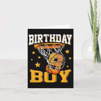 9th Birthday Bysketbyll Boy 9 Year Old Bysketbyll  Card