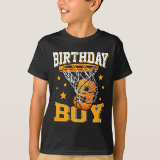 9th Birthday Bysketbyll Boy 9 Year Old Bysketbyll  T-Shirt