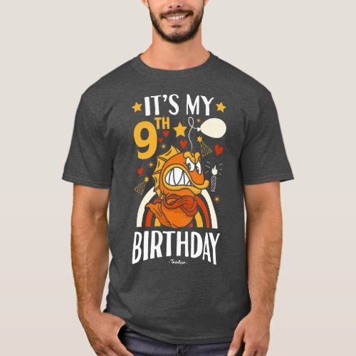 9th Birthday Fish T_Shirt