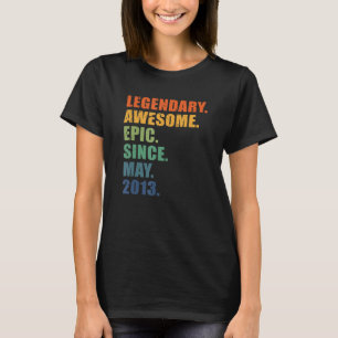 9th Birthday May 2013 Boys Girls 9 Year Anniversar T-Shirt