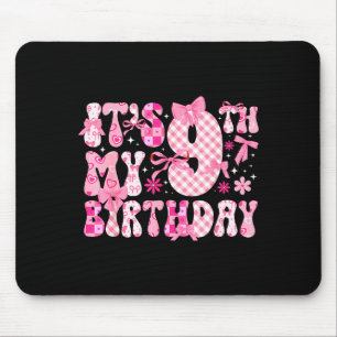 9th Coquette Themed Birthday Nine Year Old Girl Co Mouse Pad