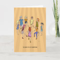 9th Day of Christmas (Nine Ladies Dancing) Card