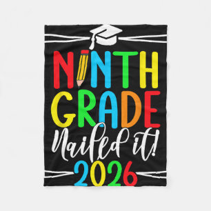 9th Grade 2026 Freshman Graduation _2  Fleece Blanket