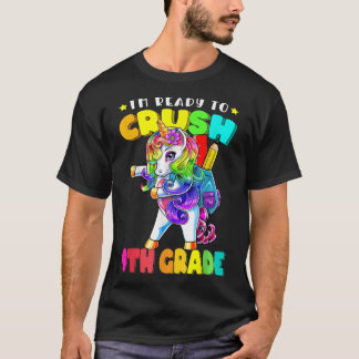 9th Grade Floss Dance Unicorn Back to School Girls T-Shirt