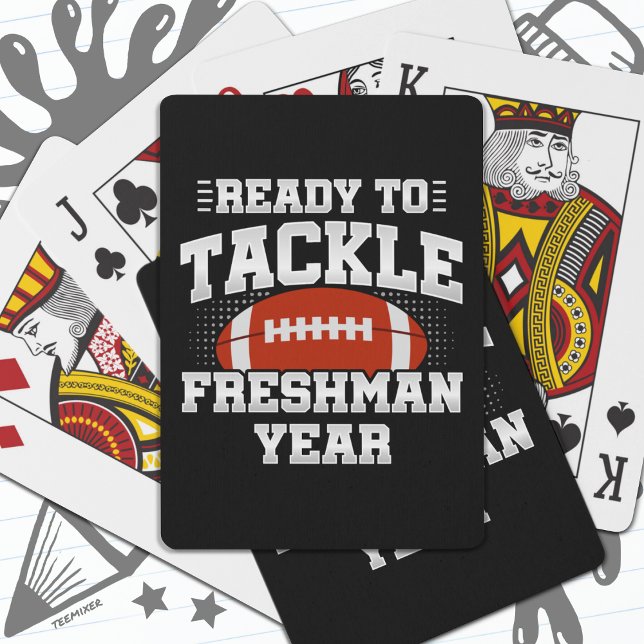 9th Grade Football Ready To Tackle Back to School Poker Cards (Creator Uploaded)