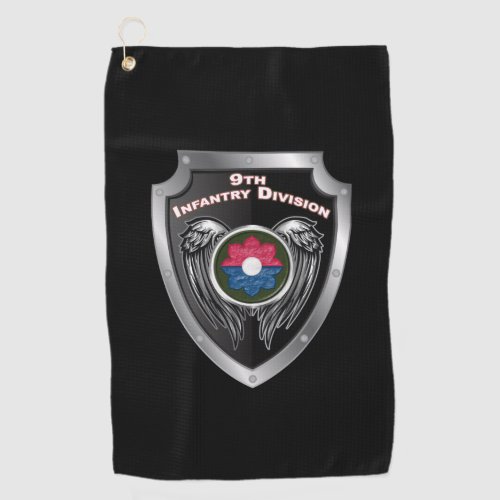 9th Infantry Division Custom Shield Golf Towel