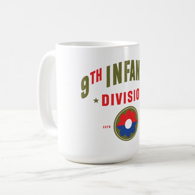 9th Infantry Division "Old Reliables" Coffee Mug (Front Left)