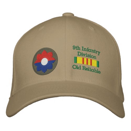 9th Infantry Division Patch Embroidered Hat