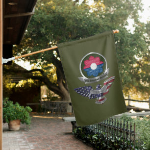 9th Infantry Division Veteran House Flag