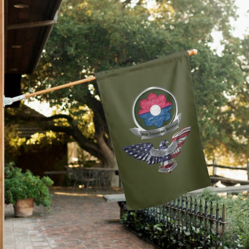 9th   Infantry Division Veteran House Flag