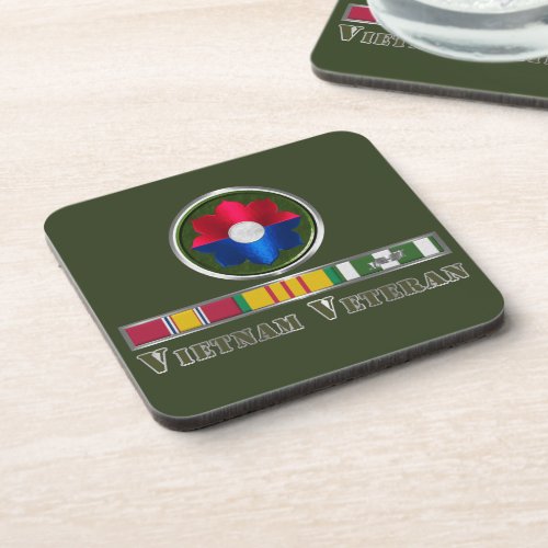 9th Infantry Division Vietnam Veteran Beverage Coaster