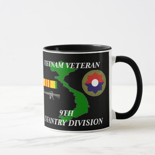 9th Infantry Division Vietnam Veteran Coffee Mugs