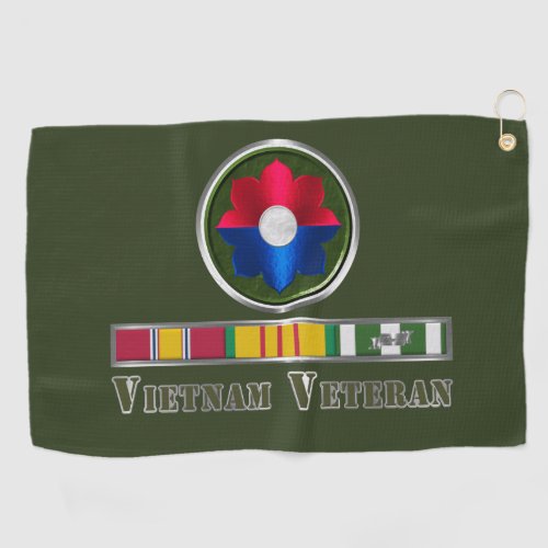 9th Infantry Division Vietnam Veteran Golf Towel
