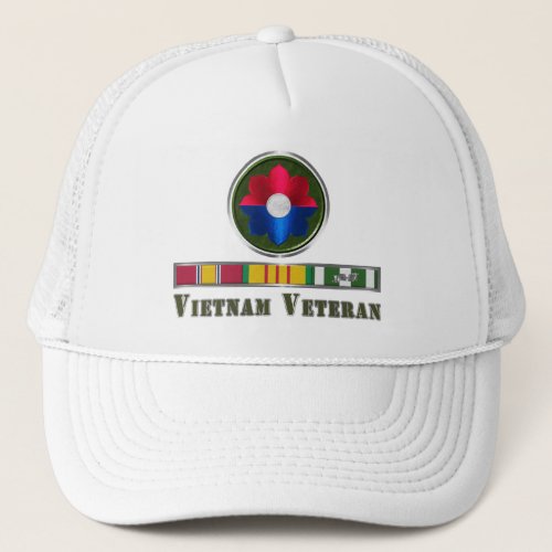 9th Infantry Division Vietnam Veteran Trucker Hat