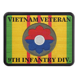 9th Infantry Division VSM Ribbon Hitch Cover
