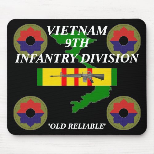 9th Infantry Vietnam Mousepad 2b