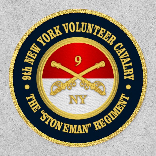 9th New York Cavalry  Patch (Front)