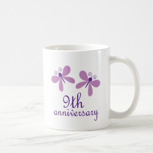 9th Wedding Anniversary v Coffee Mug