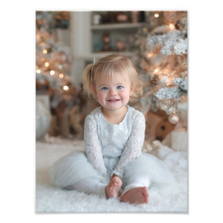 9x12 Family Holiday Photo Print