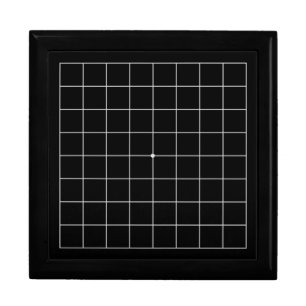 9x9 Goban 75% Scale Black Gift Storage Box