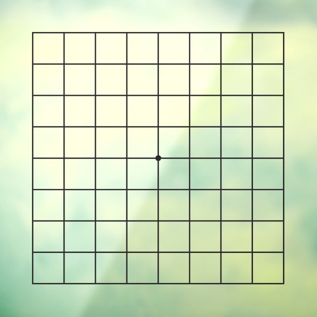 9x9 Goban Transparent Customizable Table Decal (Sheet 3)