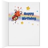 9yrs Custom birthday card Little Ladybug range (Inside (Right))