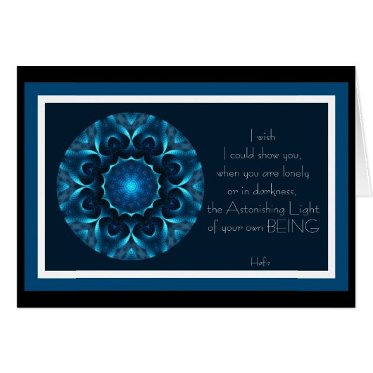 A001 Astonishing Light of Your Being.Card.1 Cards (Front Horizontal)