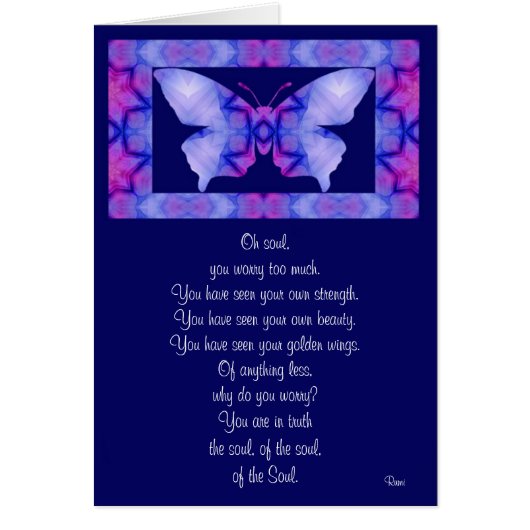 A001 Oh Soul - Butterfly Card.1. (Front)