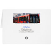 A006_01: London DLR Train to Woolwich Poster Cards (Back Horizontal)