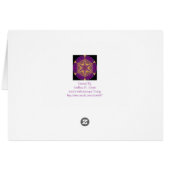 A01 Kaleidoscopic Mandala Floral Design.4 Cards (Back Horizontal)