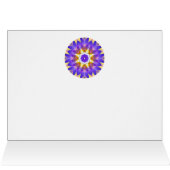 A01 Kaleidoscopic Mandala Floral Design.4 Cards (Inside Horizontal (Top))
