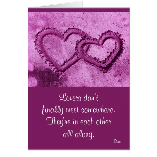 A01 Linked Hearts in Sand.Card.1 Cards (Front)