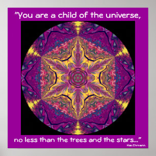 A04 "Child of the Universe" - Desiderata Poster.2 Poster